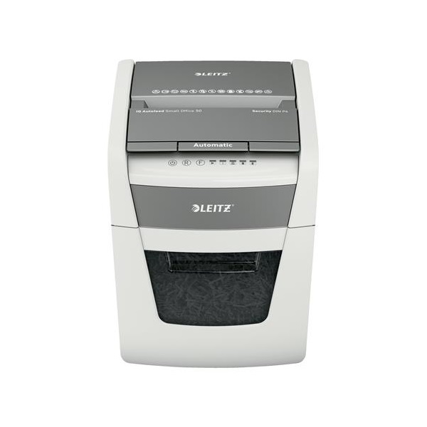 LEITZ Iratmegsemmisítő, konfetti, 50 lap, "IQ AutoFeed SmallOffice 50 P4 Pro" - Image 1