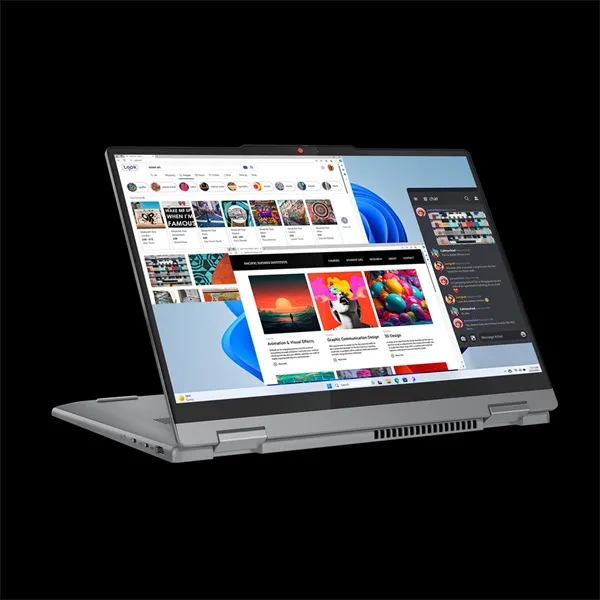 LENOVO IdeaPad 5 2-in-1 14AGP11, 14,0" WUXGA Touch, AMD Ryzen AI 7 445, 16GB, 512GB, NoOS, NoAdp, Luna Grey - Image 2