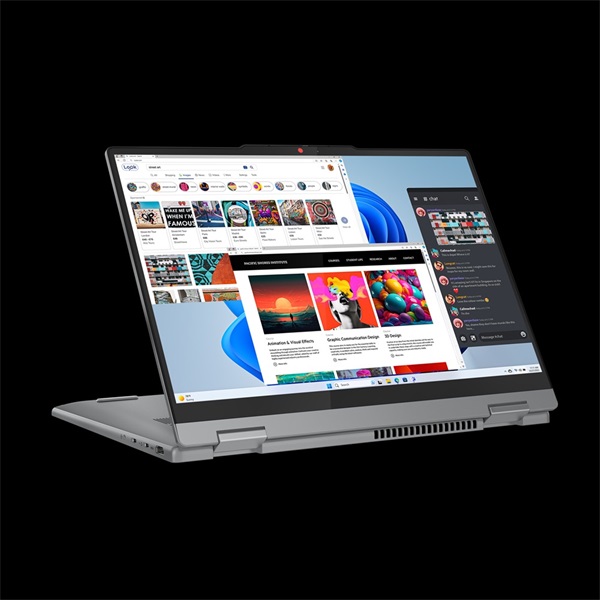 LENOVO IdeaPad 5 2-in-1 14AKP10, 14.0" WUXGA Touch, AMD Ryzen AI 5 340, 16GB, 512GB SSD, NoOS, Luna Grey - Image 1