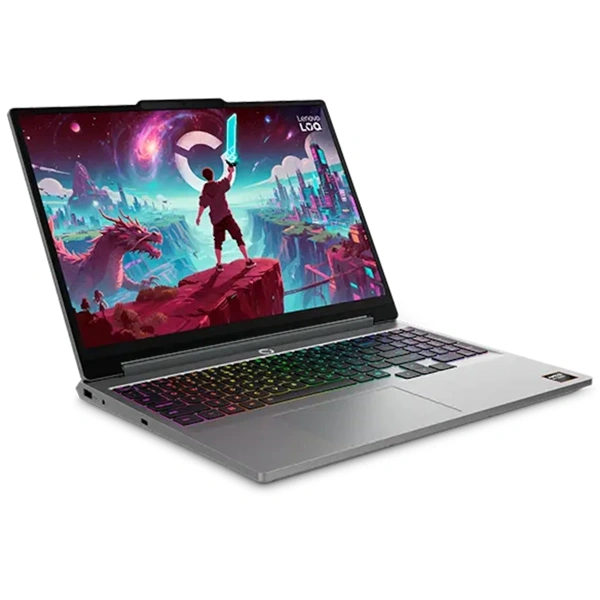 LENOVO LOQ 15AHP11, 15,3" WUXGA, AMD Ryzen 7 250, 16GB, 512GB, nV RTX5060 8GB, NoOS, Luna Grey - Image 2