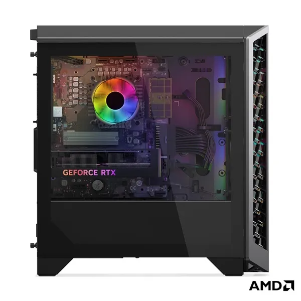 LENOVO LOQ Tower 26ADR10, AMD Ryzen 7 8745HX, 32GB, 1TB, RTX 5070 12GB, NoOS, Luna Grey + Eclipse Black - Image 6