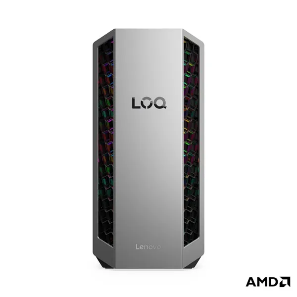 LENOVO LOQ Tower 26ADR10, AMD Ryzen 7 8745HX, 32GB, 1TB, RTX 5070 12GB, NoOS, Luna Grey + Eclipse Black