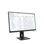 Lenovo 27" ThinkVision E27-40 monitor - Raven Black - PIVOT - Image 2