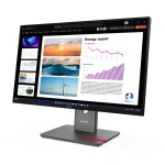 Lenovo 23,8" ThinkVision P24Q-40 monitor - Raven Black - PIVOT - Image 3