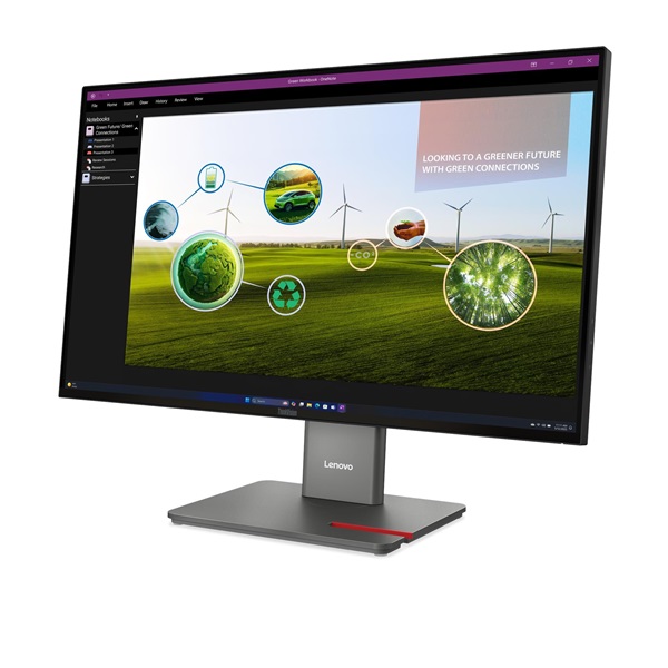 LENOVO Monitor - ThinkVision P27q-40; 27.0" QHD 2560x1440 IPS 120Hz, 16:9, 1500:1, 350cd/m2, 4ms, HDMI, DP, USB A-B-C - Image 12