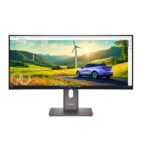 LENOVO Monitor - ThinkVision P34WD-40, 34" WQHD 3440x1440 IPS, 21:9, 2000:1, 350cd/m2, 4ms, USB A-B-C, DP, HDMI, RJ45