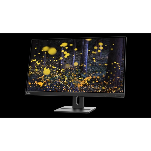 LENOVO Monitor - ThinkVision E27q-20; 27" QHD 2560 x 1440 IPS, 16:9, 1000:1, 350cd/m2, 6ms, HDMI, DP - Image 3