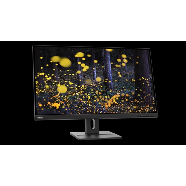 LENOVO Monitor - ThinkVision E27q-20; 27" QHD 2560 x 1440 IPS, 16:9, 1000:1, 350cd/m2, 6ms, HDMI, DP - Image 2