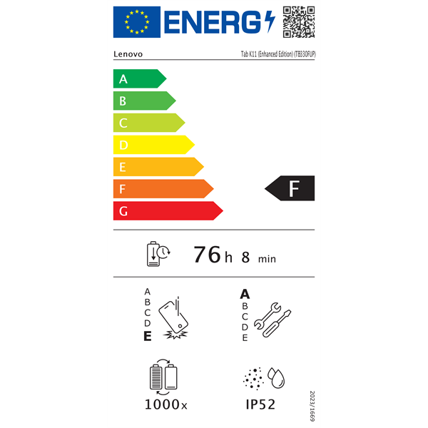 LENOVO Tab M11 (TB330FU),  11" , MediaTek Helio G88, OC, 8GB, 128GB, Android, Seafoam Green, CASE+PEN, WOA - Image 8