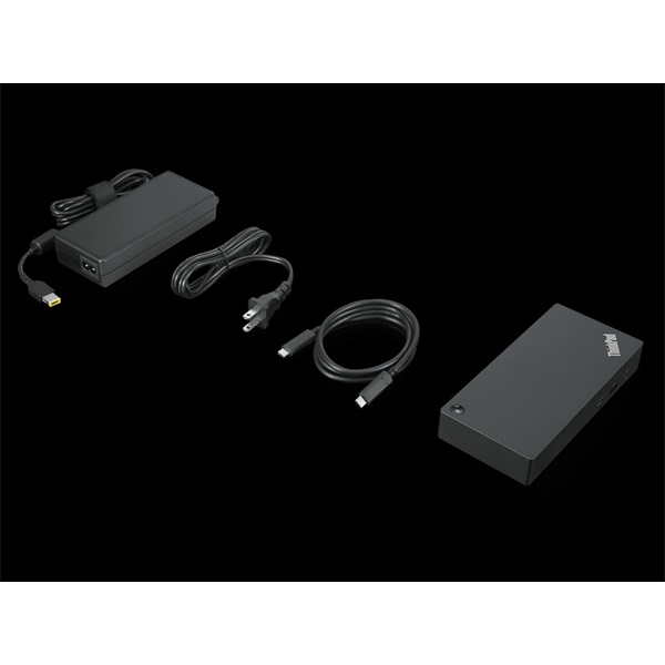 LENOVO_ThinkPad_Universal_USB-C_Dock_3x_USB31_2x_USB20_1x_USB-C_2x_Display_Port_1x_HDMI_Port-i1456691.jpg Lenovo ThinkPad 40AY0090EU 90W USB-C Dock Gen 2.0 fekete dokkoló - Image 6