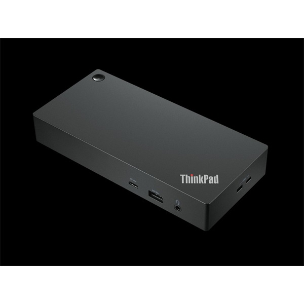 LENOVO_ThinkPad_Universal_USB-C_Dock_3x_USB31_2x_USB20_1x_USB-C_2x_Display_Port_1x_HDMI_Port-i1456726.jpg Lenovo ThinkPad 40AY0090EU 90W USB-C Dock Gen 2.0 fekete dokkoló - Image 4