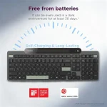 LENOVO Vezeték Nélküli Billentyűzet - Lenovo Self-Charging Bluetooth Keyboard-Hungarian 208 - Image 5