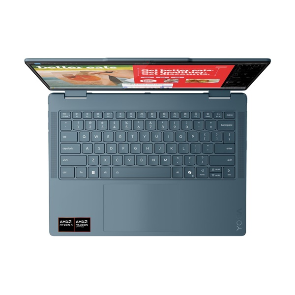 LENOVO Yoga 7 2-in-1 14AKP10, 14.0" 2.8K Touch, AMD Ryzen AI 7 350, 24GB, 1TB SSD, Win11 Home, Tidal Teal, PEN - Image 7
