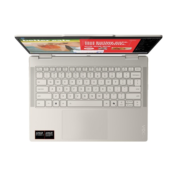 LENOVO Yoga 7 2-in-1 14AKP10, 14.0" WUXGA Touch, AMD Ryzen AI 5 340, 16GB, 512GB SSD, Win11 Home, Seashell, PEN - Image 7