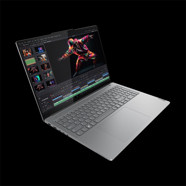 LENOVO Yoga Pro 9 16IAH10, 16.0" 2.8K, Intel Ultra 7 255H, 32GB, 1TB SSD, nV RTX5050 8GB, Win11 Home, Luna Grey - Image 2