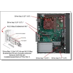 LENOVO torony szerver - ST50 V3 (3.5"), 4C 6315P 2.8Ghz, 1x16GB, 2x 480GB RI SSD, SW RAID, XCC2: Std, 500W. - Image 5