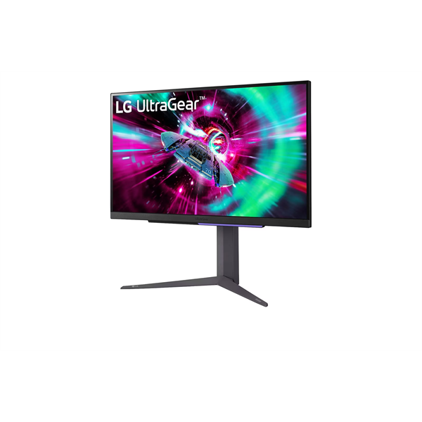 LG Monitor 27" Gamer - 27GR93U-B (IPS; 16:9; 3840x2160; 144Hz; 1ms; 400cd; HDMIx2; DP; USB; G-Sync; HDR, Pivot) - Image 9
