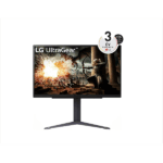 LG Gaming 180Hz IPS monitor 27" 27GS75Q, 2560x1440, 16:9, 300cd/m2, 1ms, 2xHDMI/DisplayPort, áll. mag, pivot, HDR10