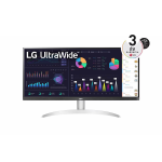 LG IPS monitor 29" 29WQ600-W, 2560x1080, 21:9, 250cd/m2, 1ms, HDMI/DisplayPort/USB-C, hangszóró