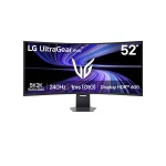 LG Monitor 52" Gamer - 52G930B-B (Ívelt; VA; 21:9; 5120x2160; 240Hz, 1ms; 400cd; HDMIx2; DP; Mag.áll., Hangsz; Delta E<2
