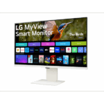 LG Smart IPS monitor 31.5" 32SR85U-W, 3840x2160, 16:9, 400cd/m2, 5ms, 2xHDMI/2xUSB/USB-C/Bluetooth/AirPlay2, hangszóró - Image 6