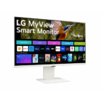 LG Smart IPS monitor 31.5" 32SR85U-W, 3840x2160, 16:9, 400cd/m2, 5ms, 2xHDMI/2xUSB/USB-C/Bluetooth/AirPlay2, hangszóró - Image 7
