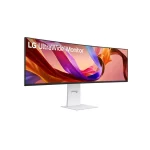 LG Monitor 49" - 49U950A-W (IPS; Ívelt, 32:9; 5120x1440; 5ms; 400cd; 144Hz, HDMIx2, DP, USB-C, Spkr, HDR400, Mag.áll) - Image 3