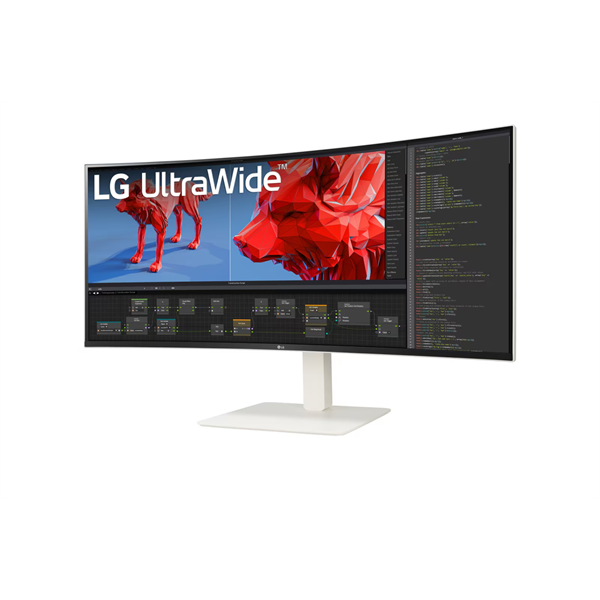 LG ívelt 144Hz monitor 38" 38WR85QC,3840x1600,21:9,450cd/m2,1ms,HDMIx2/Displayport/USBx4/USB-C/RJ45 - Image 7