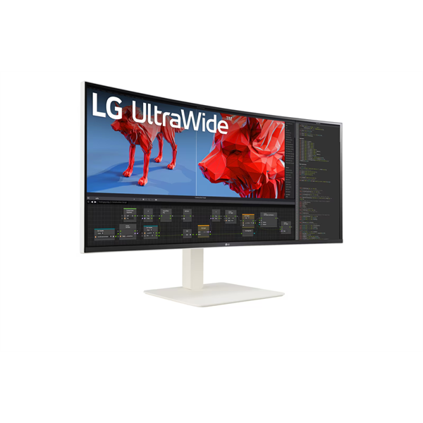 LG ívelt 144Hz monitor 38" 38WR85QC,3840x1600,21:9,450cd/m2,1ms,HDMIx2/Displayport/USBx4/USB-C/RJ45 - Image 9