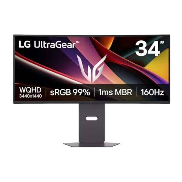 LG Monitor 34" Gamer - 34G600A-B (Ívelt; VA; 16:9; 3440x1440; 160Hz; 5ms; 300cd; HDMIx2; DP; Freesync, HDR, Mag.áll)