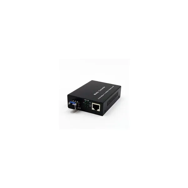 LINKEASY média konverter 10/100M/1G/2.5G/5G/10GBase-T + 1x10GE SFP+ (SFP+ modul nélkül), külső 5V PSU