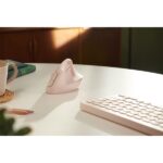 Logitech Lift Vertical Ergonomic Mouse Rose - Image 2