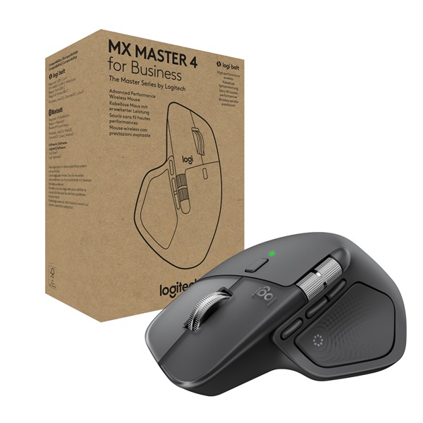 LOGITECH Egér - MX Master 4 For Business Vezeték Nélküli, Grafitszürke - Image 1