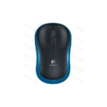 Logitech Egér - M185 (Vezeték nélküli, Optikai, Notebook, 1000 DPI, kék)