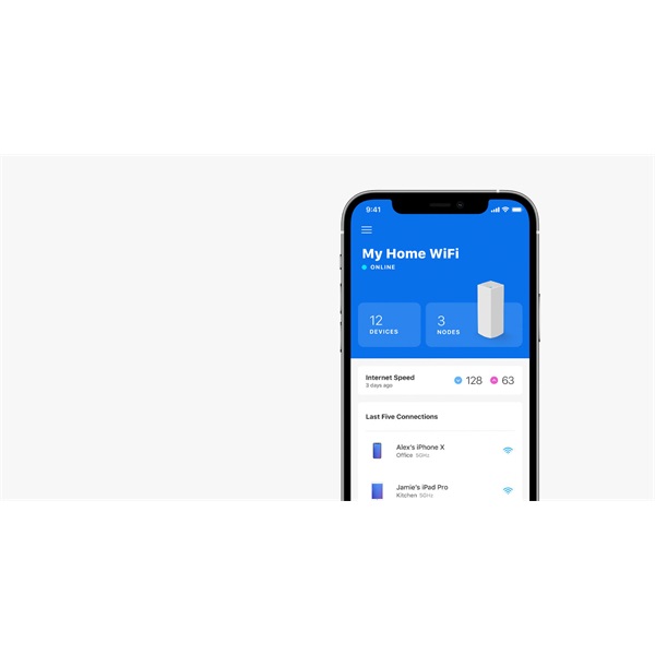 Linksys Velop Mesh Router, Atlas pro 6, Wifi 6, Dual-Band, AX5400, 1xWAN(1000mbps), 3xLAN(1000Mbps), MX5502, 2pk - Image 8