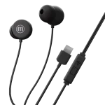 MAXELL Fülhallgató, IN-BAX, fekete, USB-C