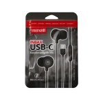 MAXELL Fülhallgató, IN-BAX, fekete, USB-C - Image 2