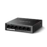 Mercusys Switch  PoE - MS106LP (6 port 100Mbps; 4 af/at PoE+ port; 40W; 250m; fém ház) - Image 2