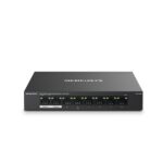 Mercusys Switch  PoE - MS108GP (8 port 1Gbps; 7 af/at PoE+ port; 65W; 250m; fém ház)