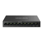 MERCUSYS Switch 8x100Mbps(8xPOE+) + 2xLAN(1000Mbps), Fémházas Asztali/Rackes, MS110CMP