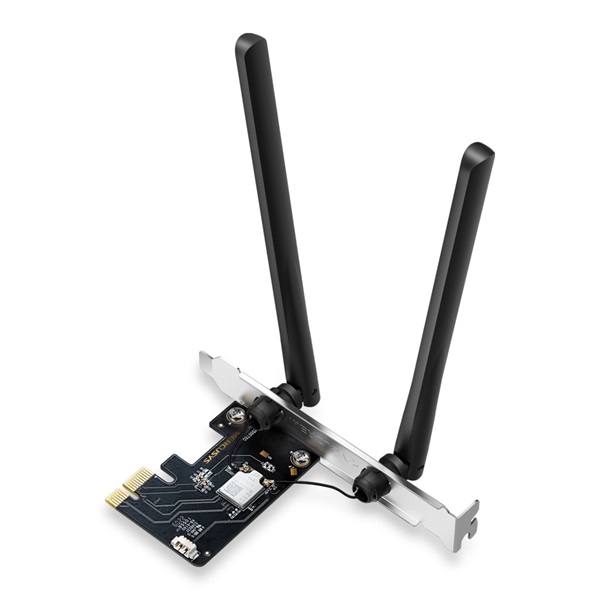 Mercusys Hálózati adapter WiFi AXE5400 - MA86XE (PCIe; 2402Mbps 6GHz + 2402Mbps 5GHz + 574Mpbs 2,4GHz; BT5.2; WPA3) - Image 1