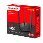 MERCUSYS Wireless Router Dual Band AX1500 1xWAN(1000Mbps) + 3xLAN(1000Mbps), MR60X - Image 3