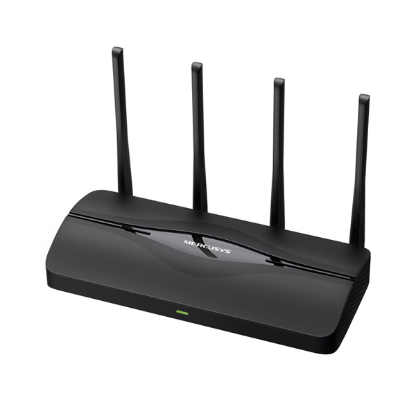 Mercusys Router WiFi BE3600 - MR27BE (2880Mbps 5GHz + 688Mbps 2,4GHz; 2x 2,5Gbps +2x 1Gbpst, WPA3; 160MHz)