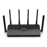 Mercusys Router WiFi BE9300 - MR47BE (5760Mbps 6GHz + 2880Mbps 5GHz + 688Mbps 2,4GHz; 4x 2,5Gbps, WPA3; 320MHz)