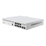 MikroTik 8-portos rackbe szerelhető PoE switch, 2xSFP+ 10G port, SwitchOS - Image 3
