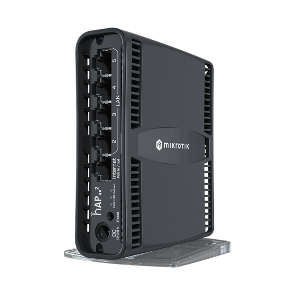 MikroTik hAP ax2 router, 802.11ax, 5x gigabit RJ45 port, 1xPoE ki - Image 3