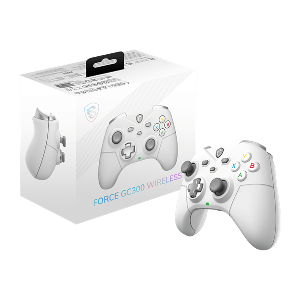 MSI_ACCY_Force_GC300_W_White_Wireless_Game_Controller_White-i1611505.png MSI ACCY Force GC300 W White Wireless Game Controller, White - Image 5