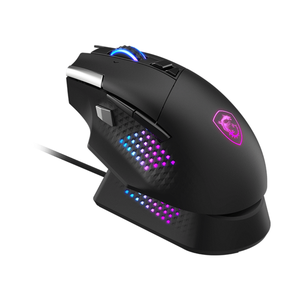 MSI ACCY VERSA PRO W + MOUSE DOCK PRO Wireless Gaming Mouse, Black - Image 2