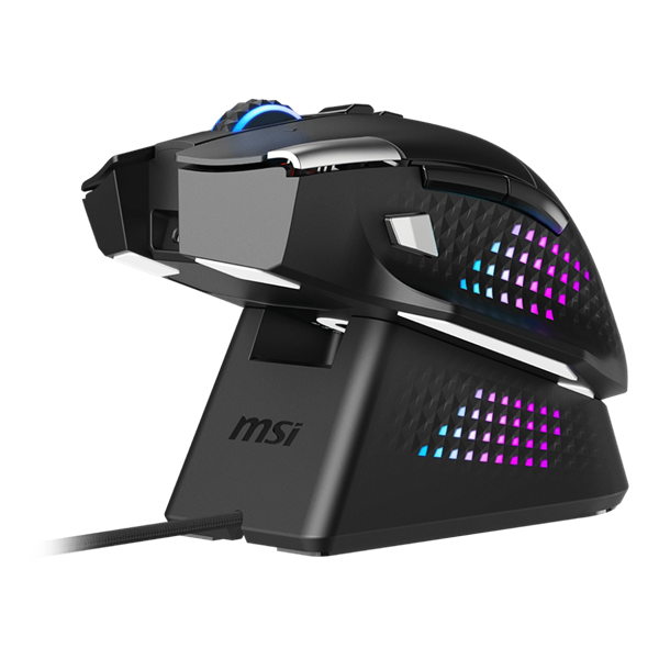 MSI ACCY VERSA PRO W + MOUSE DOCK PRO Wireless Gaming Mouse, Black - Image 3
