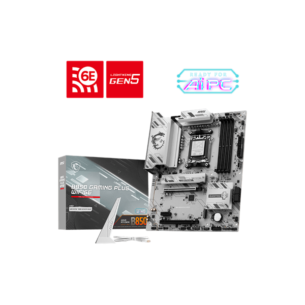 MSI Alaplap AM5 B850 GAMING PLUS WIFI6E AMD B850, ATX